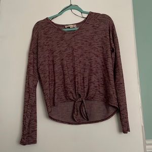 Maroon and white blouse. Never worn (no tags) Size small